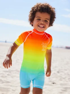 Rainbow Dip Dye - Maillot de bain Sunsafe All-In-One (3mths-7yrs)
