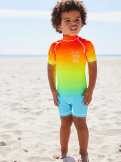 Rainbow Dip Dye - Maillot de bain Sunsafe All-In-One (3mths-7yrs)