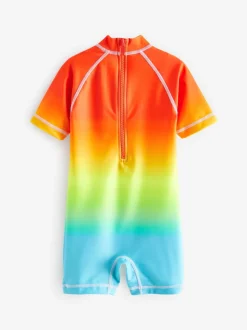 Rainbow Dip Dye - Maillot de bain Sunsafe All-In-One (3mths-7yrs)