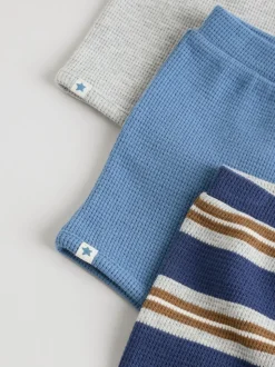 Rayé bleu - Ensemble Hauts et short bébé 6 Pièces (0mois-3ans)