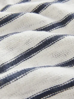 Rayure Ecru - Sweat à capuche en tricot (3mths-7yrs)