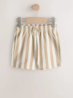 Rayures ciment/écru - Short en jersey (3mths-7yrs)