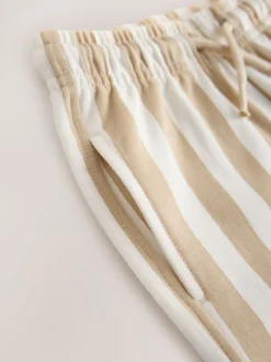 Rayures ciment/écru - Short en jersey (3mths-7yrs)