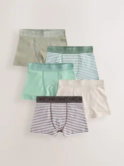 Rayures vertes/écrues - Lot de 5 malles à motif junior (1.5-16ans)