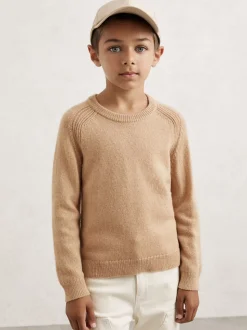 Reiss - Pull à col ras du cou en laine mélangée Cloud