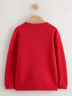 Renne rouge - Pull de Noël (3-16 ans)