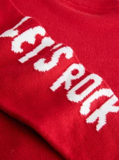 Renne rouge - Pull de Noël (3-16 ans)