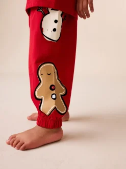 Renne rouge - Pyjama de Noël simple (9mois-10ans)