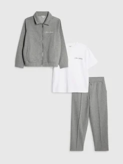 River Island GARÇON 3 Pieces à rayures Sweat-shirt intelligent Joggings Ensemble