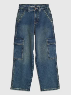 River Island Jean cargo ample à poche
