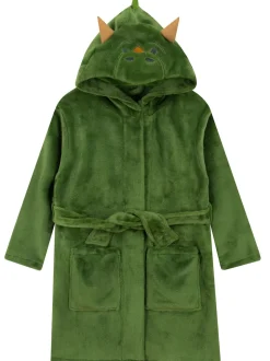 Robe de chambre Harry Bear en polaire dinosaure avec 3D cornes et pointes