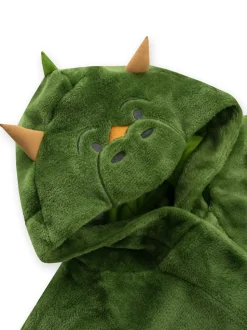 Robe de chambre Harry Bear en polaire dinosaure avec 3D cornes et pointes