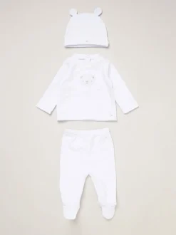 Rock-A-Bye Baby Boutique ensemble haut matelassé, pantalon et chapeau bébé