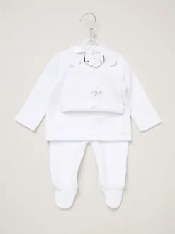 Rock-A-Bye Baby Boutique ensemble haut matelassé, pantalon et chapeau bébé