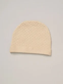 Rock-A-Bye Baby Boutique Ensemble 3pièces avec bodys, leggings et chapeaux marron en maille pour bébé