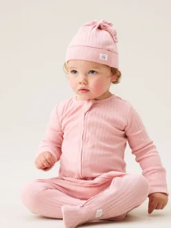 Rose - Angel & Rocket Babygrow avec Chapeaux Ensemble