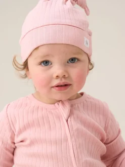 Rose - Angel & Rocket Babygrow avec Chapeaux Ensemble