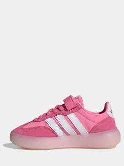 Rose - Baskets adidas Barreda Decode élastique pour enfant à lacets élastiques