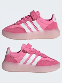 Rose - Baskets adidas Barreda Decode élastique pour enfant à lacets élastiques