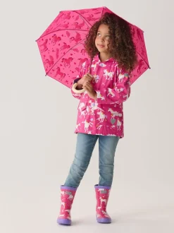 Rose - Bottes de pluie Hatley Shark Frenzy roses