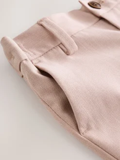 Rose - Ensemble pantalon blazer et nœud papillon (3mois à9ans)