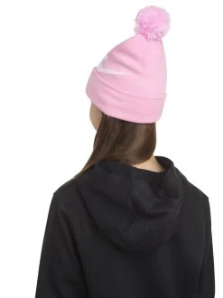 Rose - Nike ensemble bonnet et gants à pompons Swoosh