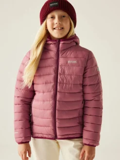 Rose - Regatta Veste déperlante Marizion mi-épaisse à capuche Junior