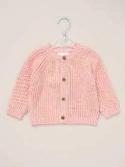 Rose - Rock-A-Bye Baby Boutique Cardigan with Embroidery Back Detail