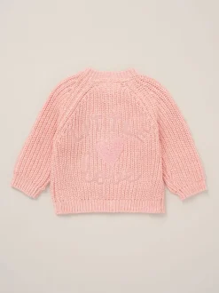Rose - Rock-A-Bye Baby Boutique Cardigan with Embroidery Back Detail