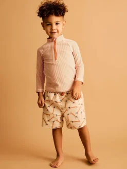 Rose - Short de bain KIDLY BY MORI