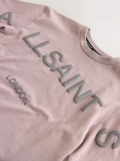 Rose délavé - smALLSAINTS Biggy ensemble t-shirt et short en molleton oversize