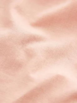 Rose pêche - Blend Chemises Manchester court en lin ({t}3mois-16ans)