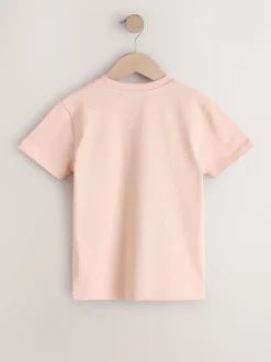 Rose pêche - T-shirt Manches courtes (3-16ans)