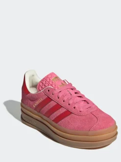 Rose rose - Baskets Adidas Original Gazelle Bold Junior