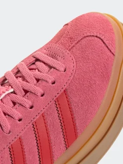 Rose rose - Baskets Adidas Original Gazelle Bold Junior