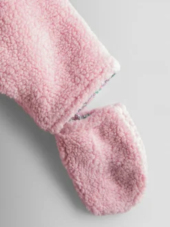 Rose souris - JoJo Maman Bébé Pramsuit douillet en borg Character