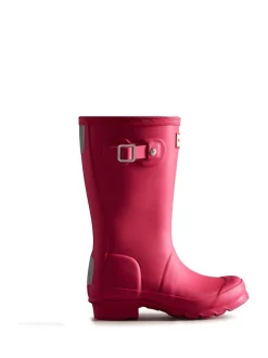 Rose vif - Hunter Big Kids Original Wellies