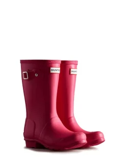 Rose vif - Hunter Big Kids Original Wellies