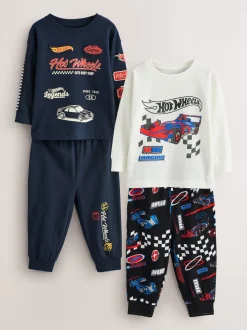 Roues chaudes multicolores - Lot de 2 pyjamas Snuggle sous licence (9mois -9ans)