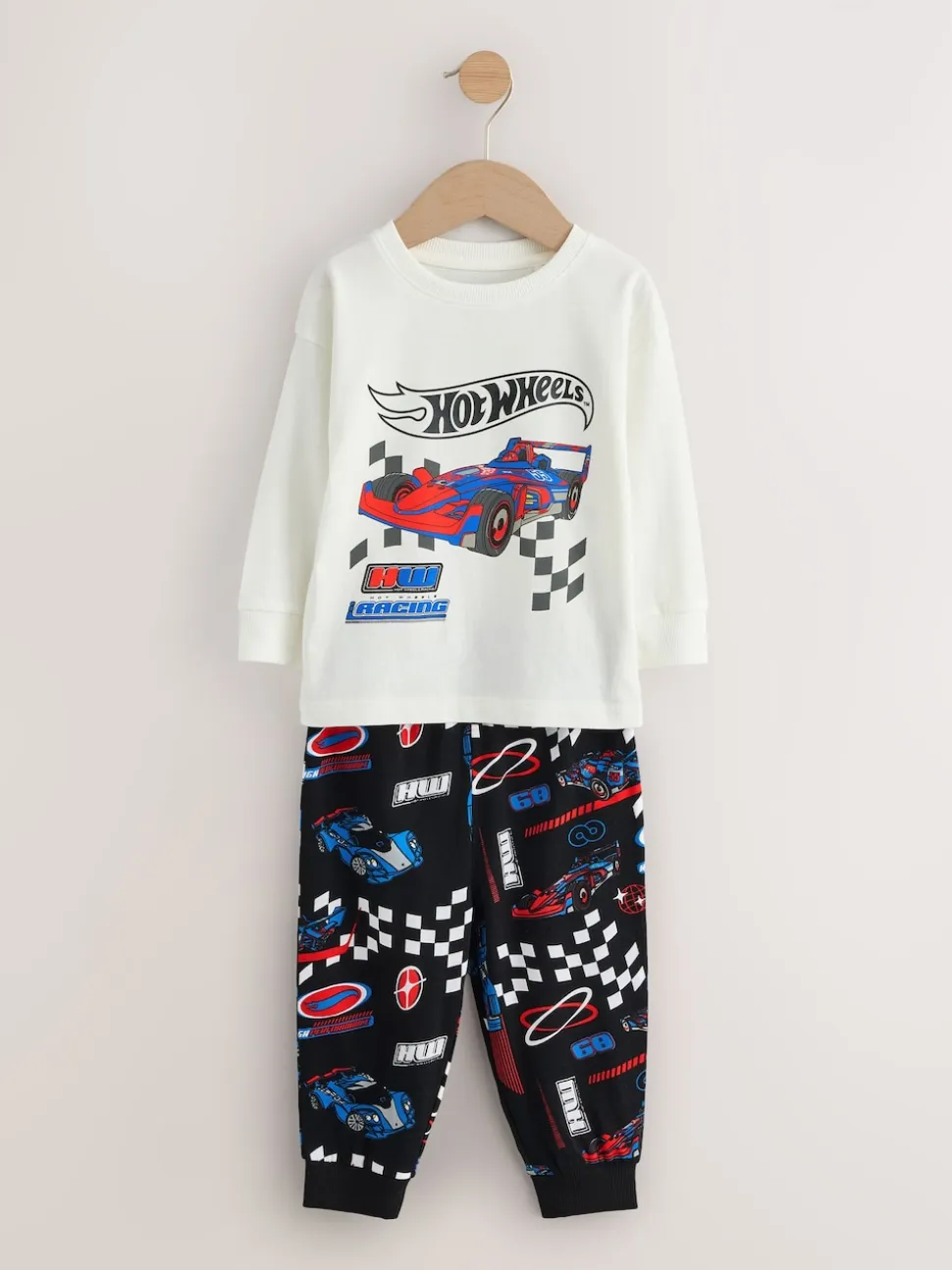 Roues chaudes multicolores - Lot de 2 pyjamas Snuggle sous licence (9mois -9ans)