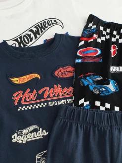 Roues chaudes multicolores - Lot de 2 pyjamas Snuggle sous licence (9mois -9ans)