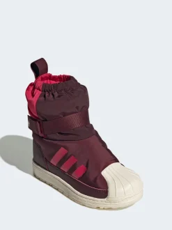 Rouge - Adidas Original Superstar 360 Bottes/Bottines pour enfants hivernalisés