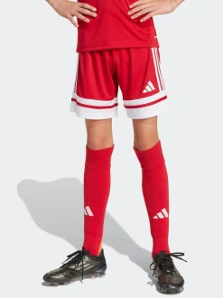 Rouge - adidas Squadra 25 Kids Shorts