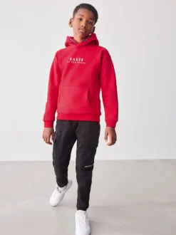 Rouge - Baker by Ted Baker Sweat à capuche Overhead 100% coton