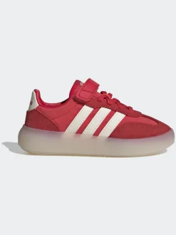 Rouge - Baskets adidas Barreda Decode élastique pour enfant à lacets élastiques