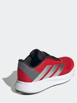 Rouge - Baskets adidas Duramo SL Running Junior en dentelle