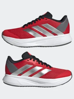 Rouge - Baskets adidas Duramo SL Running Junior en dentelle