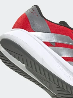 Rouge - Baskets adidas Duramo SL Running Junior en dentelle