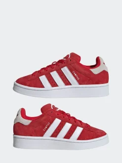 Rouge - Baskets Adidas Original Campus 00s Lace Junior