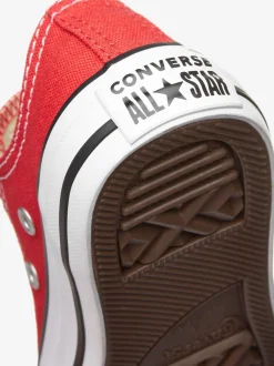 Rouge - Baskets Converse Chuck Taylor All Star Ox enfant